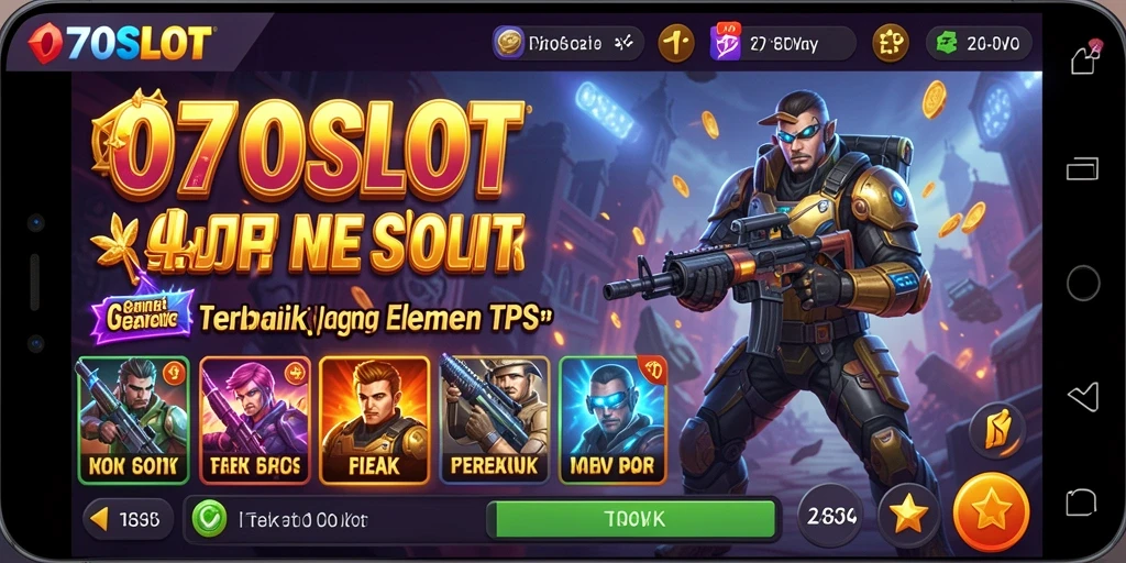Tampilan gameplay menegangkan di 070SLOT yang penuh warna.