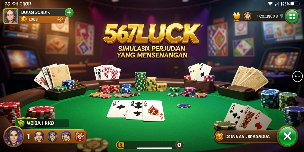 Tampilan grafis menarik dari gameplay 567LUCK.