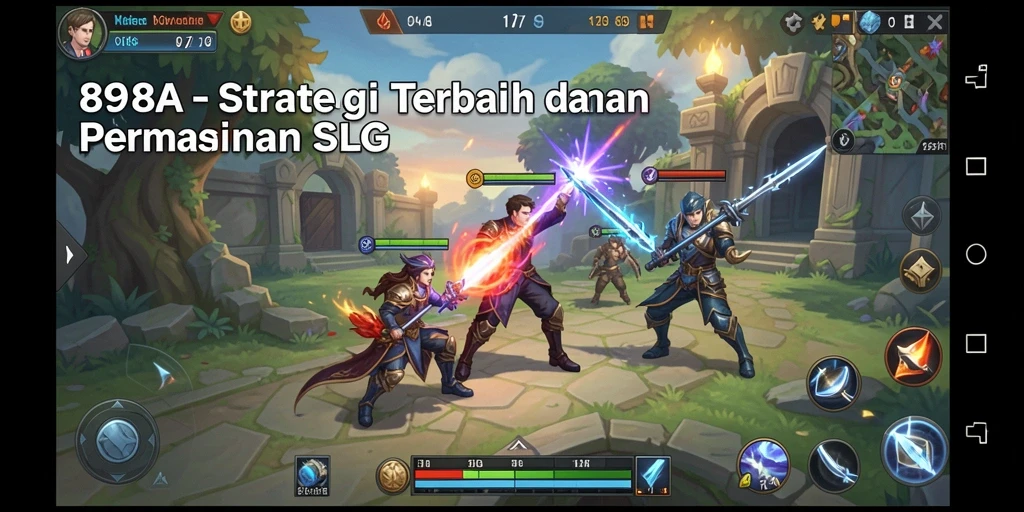 Tangkapan layar utama 898A menampilkan aksi gameplay strategi yang mendebarkan.