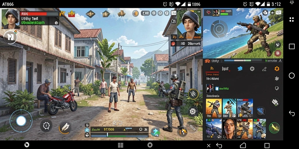 Screenshot utama AT866 dengan antarmuka pengguna yang menarik dan fungsional.