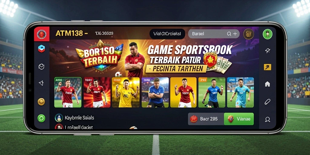 Tampilan gameplay menarik dalam aplikasi Sportsbook ATM138.