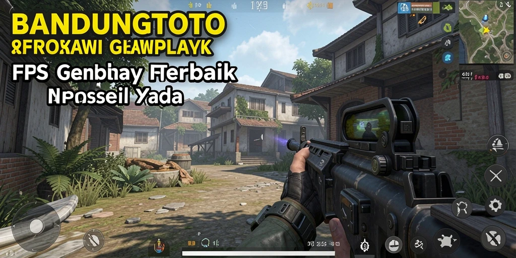 Screenshot menampilkan aksi intens dalam permainan FPS BANDUNGTOTO.