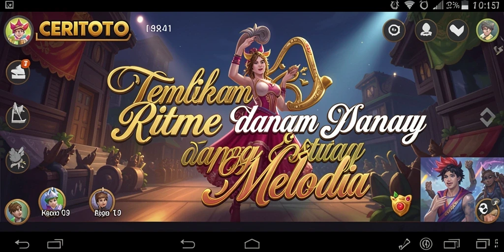 Tampilan gameplay CERITOTO yang seru dan interaktif.