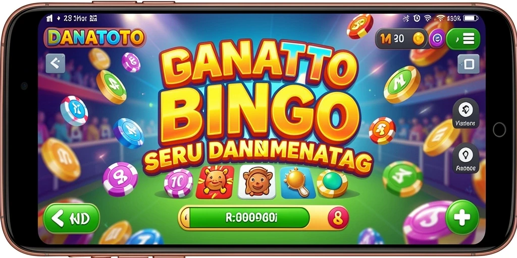 Tampilan gameplay seru dan penuh tantangan dalam DANATOTO.