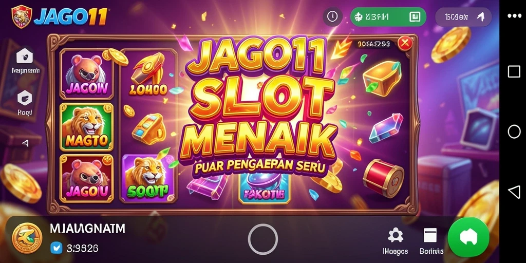 Tampilan gameplay JAGO11 dengan fitur Slot yang menarik.