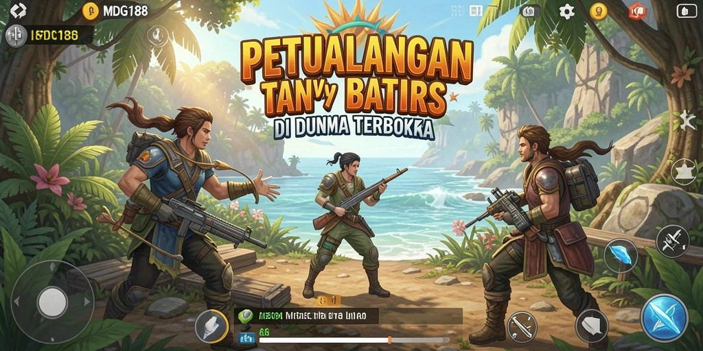 Tampilan gameplay MDG188 di dunia terbuka yang menakjubkan.