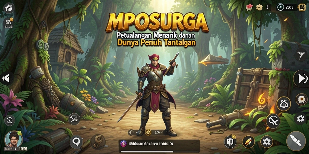 Sebuah tampilan menarik dari gameplay petualangan di MPOSURGA.