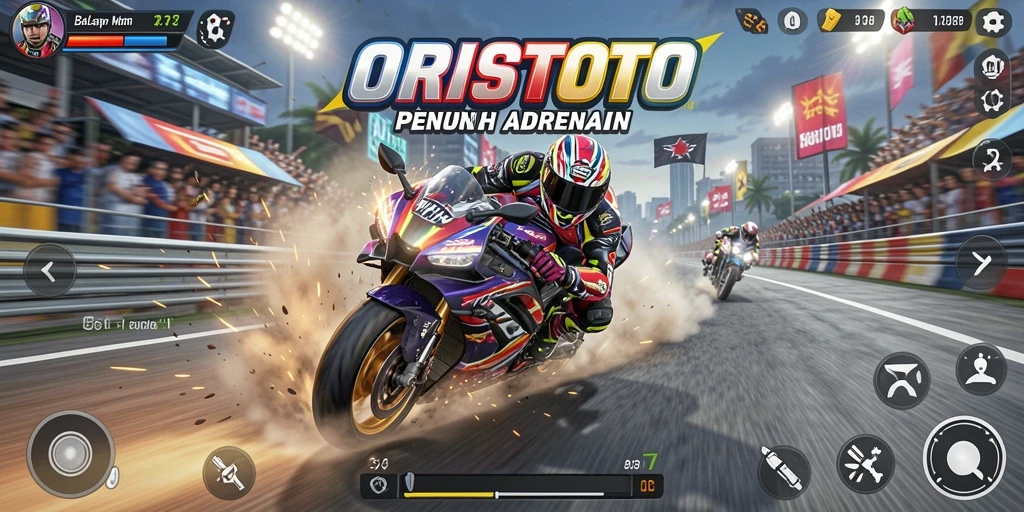 Tampilan gameplay ORISTOTO yang menegangkan dan kompetitif.
