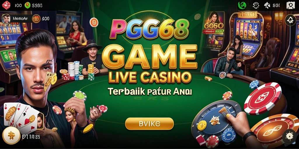 Tampilan gameplay seru di PGG68 dengan dealer profesional.