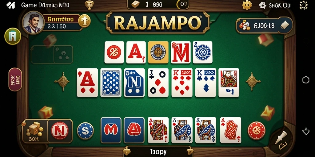 Tampilan gameplay seru dan interaktif dalam RAJAMPO.