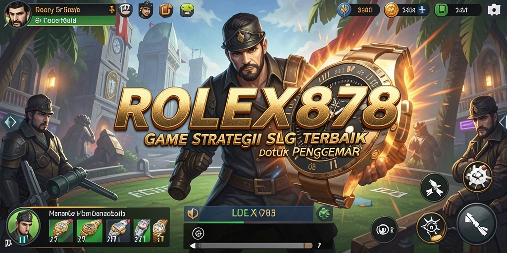 Screenshot gameplay yang menunjukkan aksi pertempuran di ROLEX878.
