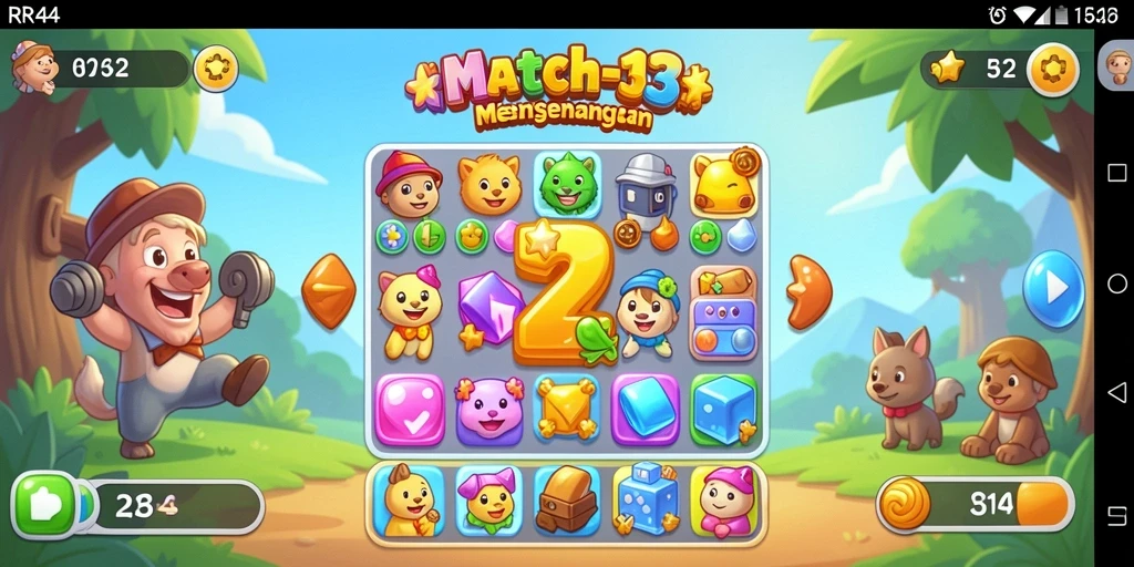 Gameplay RR44 yang menegangkan dan penuh warna.