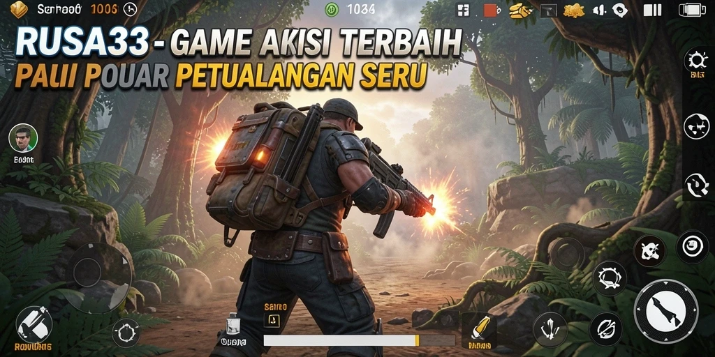 Tampilan utama dari gameplay RUSA33 yang mengasyikkan dan penuh aksi.