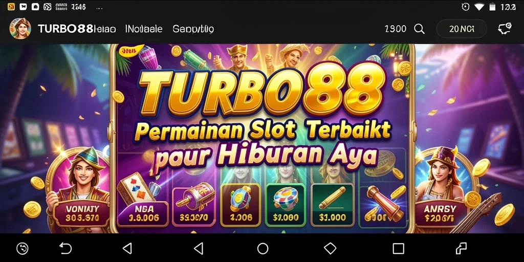 Gameplay TURBO88 menampilkan variasi slot yang menarik dan penuh warna.