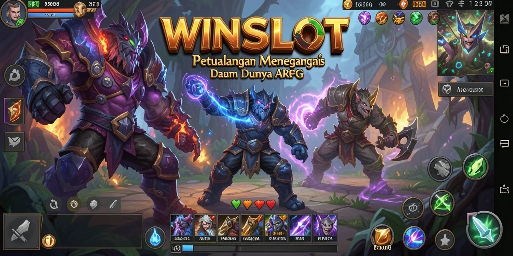 Tampilan gameplay menegangkan dalam WINSLOT dengan aksi ARPG yang seru.